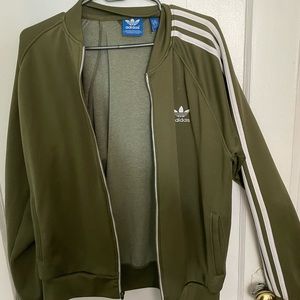 COPY - Green Adidas Zip-up